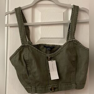NWT jean bra crop top